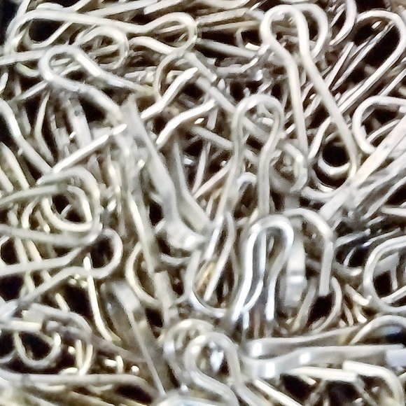 200 NICKEL Bail CLASP Pendant Connector new - Picture 6 of 7